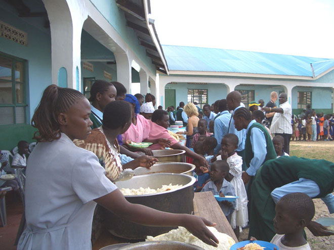 orphan dinner and dancing