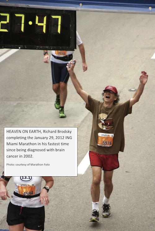 Richard at the Finish line of the 2011 ING Marathon